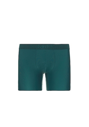 Calvin Klein Underwear Premium CK Black Micro Boxer Brief in Atlantic Deep - Dark Green. Size L (also in M, S, XL/1X).