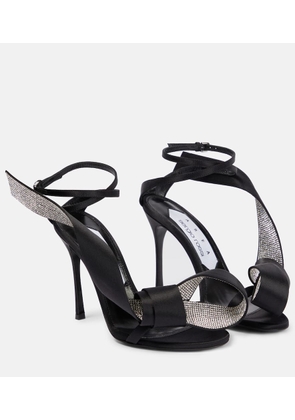 Area x Sergio Rossi Marquise crystal-embellished sandals