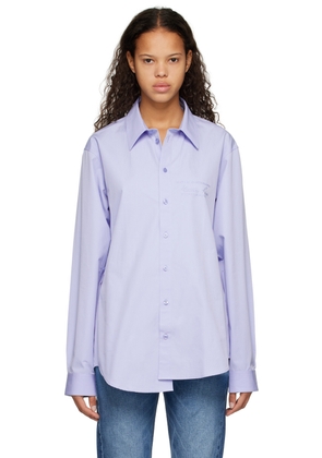 Martine Rose Blue Wrap Shirt