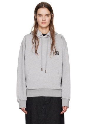 WOOYOUNGMI Gray Patch Hoodie