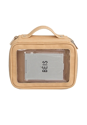 BEIS The On the Go Essentials Case in Taupe.