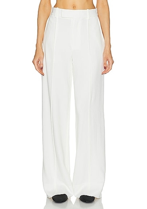 Proenza Schouler Weyes Bootcut Pant in White - White. Size 0 (also in 2, 4, 6).