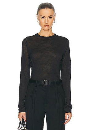 NILI LOTAN Candice Sweater in Black - Black. Size L (also in M, S, XS).