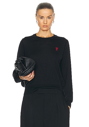 ami ADC Sweater in Black - Black. Size L (also in M, XS).