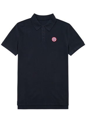 Canada Goose Beckley Logo Piqué Cotton Polo Shirt - Navy - M