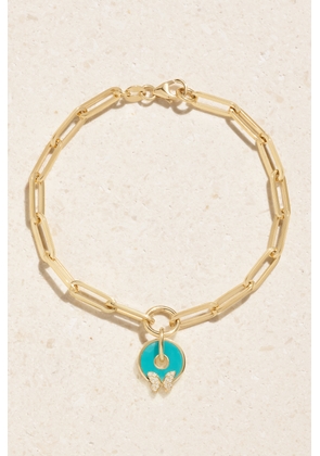 Foundrae - Reverie 18-karat Gold, Diamond And Ceramic Bracelet - One size