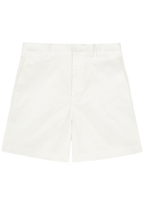 Valentino Stretch-cotton Shorts - Cream - 52 (IT52 / XL)