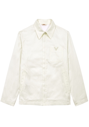 Valentino Canvas Overshirt - Cream - 52 (IT52 / XL)