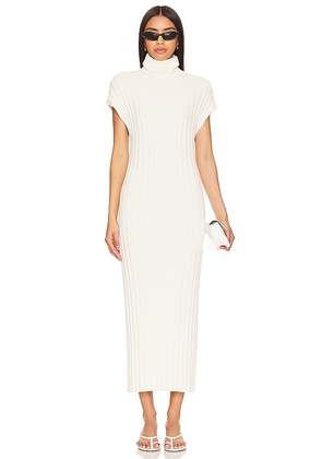 House of Harlow 1960 x REVOLVE Mili Boucle Midi Dress in Cream. Size M, S, XL, XS, XXS.