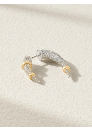 Rainbow K - 14-karat White Gold Diamond Single Earring - One size