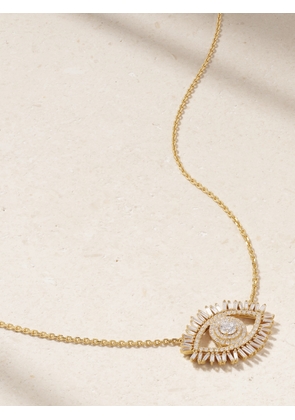 Suzanne Kalan - Evil Eye 18-karat Gold Diamond Necklace - One size