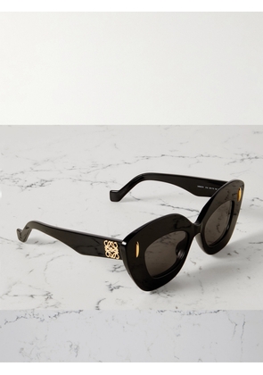 Loewe - Oversized Cat-eye Acetate Sunglasses - Black - One size