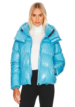 Perfect Moment January Duvet Jacket in Blue. Size S, XS.