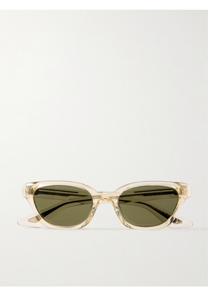 Oliver Peoples - + Khaite 1983c Cat-eye Acetate And Silver-tone Sunglasses - Neutrals - One size
