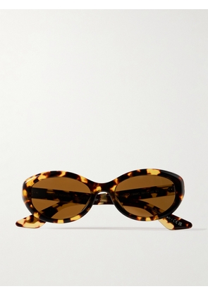 Oliver Peoples - + Khaite 1969 Oval-frame Tortoiseshell Acetate Sunglasses - One size