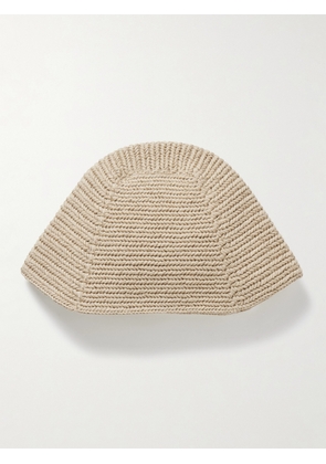 Lauren Manoogian - + Net Sustain Pima Cotton And Linen-blend Bucket Hat - Brown - One size