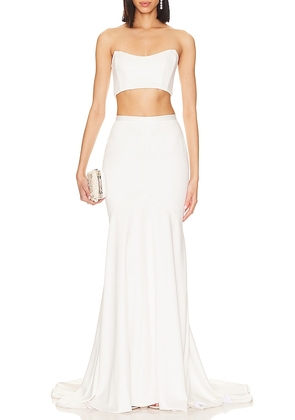 Katie May X Noel And Jean Mimi Skirt in White. Size L, M, XS.