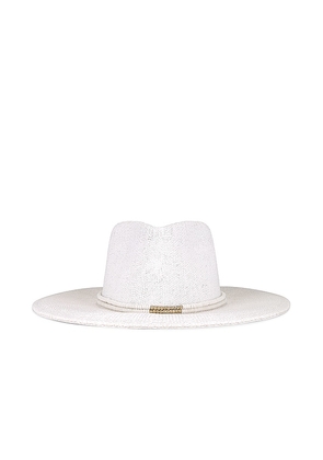 Nikki Beach Angel Hat in White.