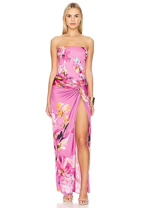 ROCOCO SAND Maxi Dress in Pink. Size L, S, XS.