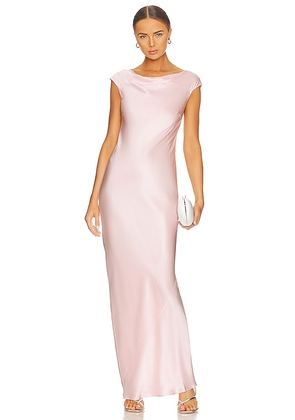 The Bar Remy Gown in Pink. Size 0, 2, 4.