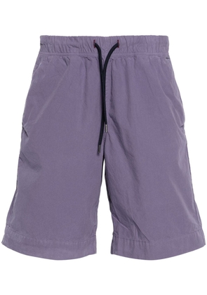 PS Paul Smith logo-appliqué organic-cotton shorts - Purple