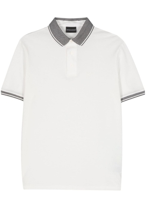 Emporio Armani cotton polo shirt - White