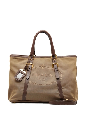 Prada Pre-Owned 2013-2023 Canapa two-way handbag - Black