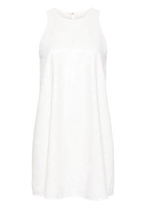 Claudie Pierlot sequinned shift minidress - White