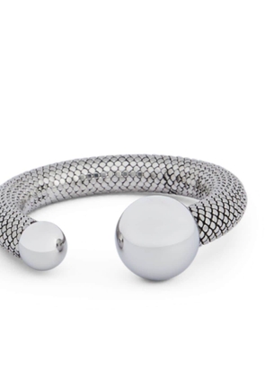 Rabanne Pixel Tube bracelet - Silver