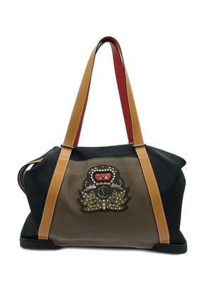 Christian Louboutin Pre-Owned 2010-2020 Bagdamon canvas holdall - Black