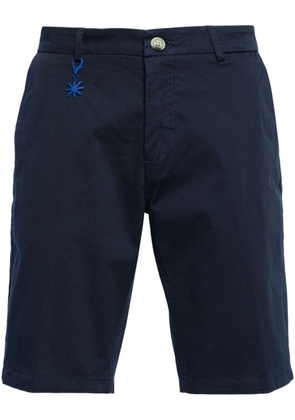 Manuel Ritz twill chino shorts - Blue