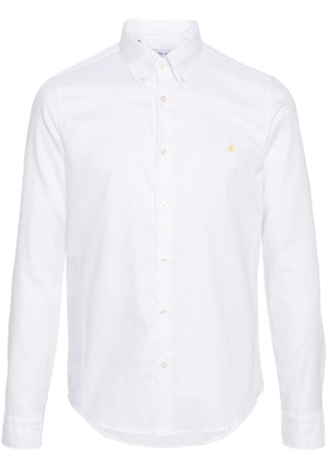 Manuel Ritz logo-embroidered cotton shirt - White