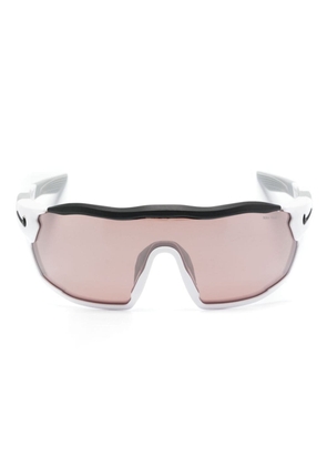 Nike Show X Rush shield-frame sunglasses - White