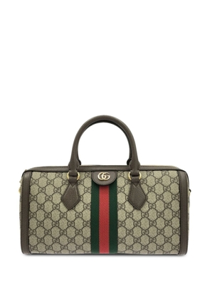 Gucci Pre-Owned 2018-2023 GG Supreme Ophidia two-way handbag - Brown