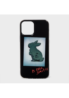 PS Paul Smith Black 'Rabbit Photo' Print iPhone 12 Pro Case