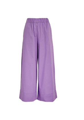 Max & Co. Cotton Poplin Cropped Trousers
