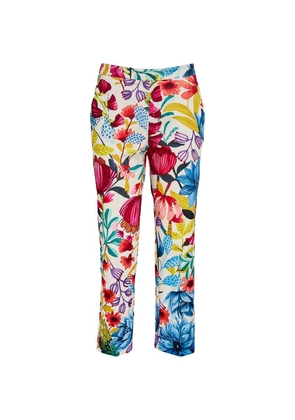 Max & Co. Cropped Floral Trousers