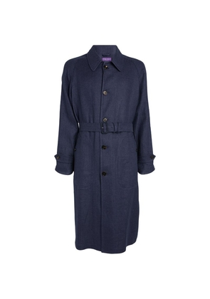 Ralph Lauren Purple Label Linen-Silk Overcoat