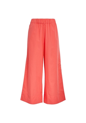 Max & Co. Cotton Poplin Cropped Trousers