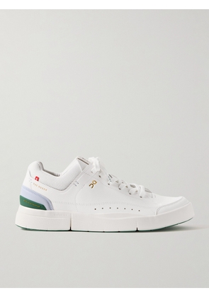 ON - Roger Federer The Roger Centre Court Faux Suede-Trimmed Vegan Leather and Mesh Tennis Sneakers - Men - White - US 7