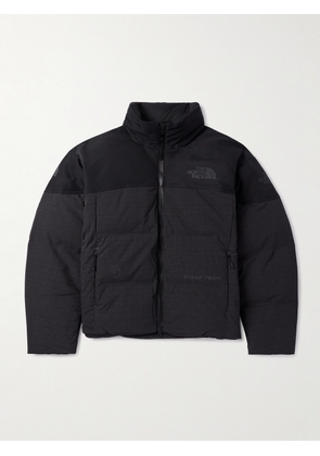 The North Face - Steep Tech Logo-Appliquéd Checked Shell Hooded Down Jacket - Men - Black - XS