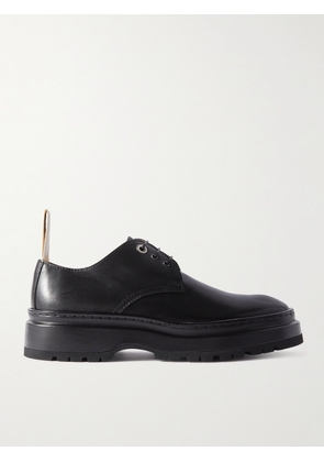 Jacquemus - Pavane Leather Derby Shoes - Men - Black - EU 41