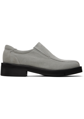 Soulland Gray Moog Suede Loafers