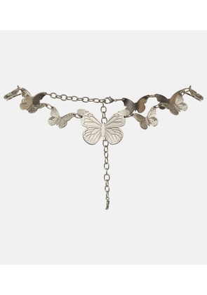 Blumarine Butterfly-embellished belt