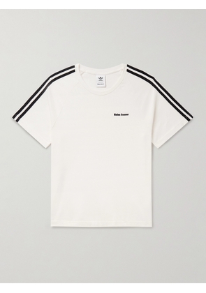 adidas Originals - Wales Bonner Webbing-Trimmed Organic Cotton-Jersey T-Shirt - Men - White - S