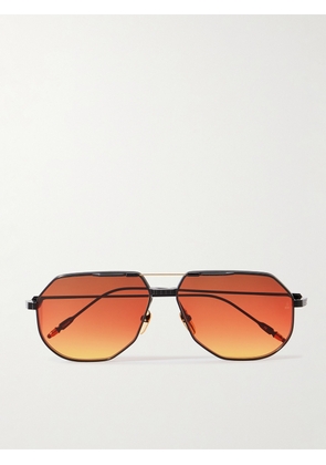 Jacques Marie Mage - Reynold Aviator-Style Titanium Sunglasses - Men - Black