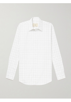 Purdey - Checked Cotton-Poplin Shirt - Men - White - UK/US 15.5