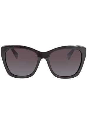 Salvatore Ferragamo Grey Gradient Cat Eye Ladies Sunglasses SF957S 001 56