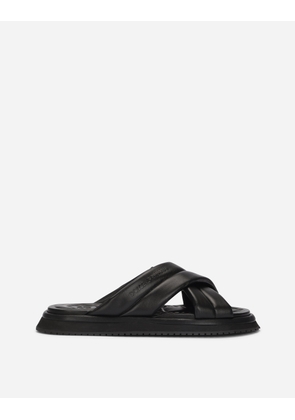 Dolce & Gabbana Ciabatta - Man Sandals And Slides Black 46