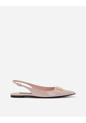 Dolce & Gabbana Slingback - Woman Pumps And Slingback Pink Leather 36.5